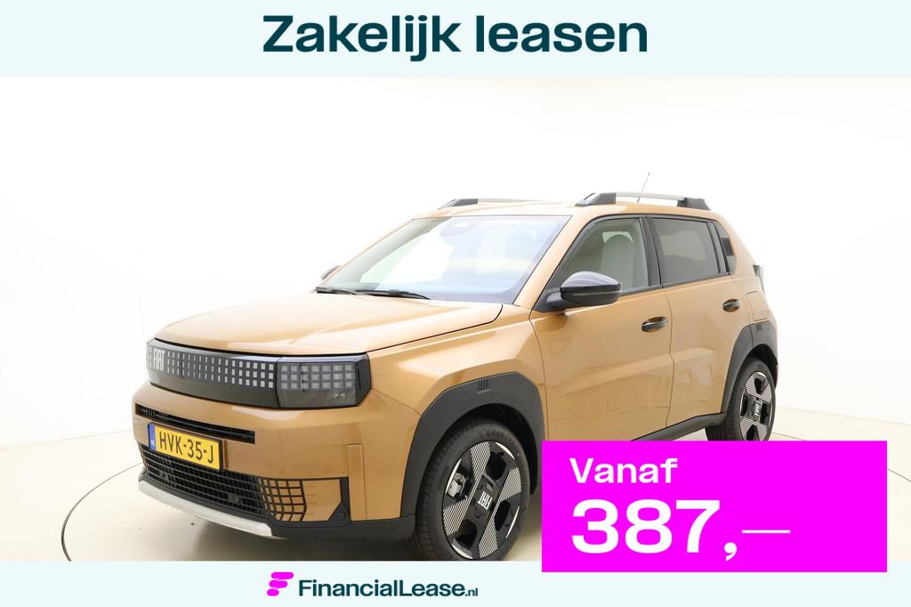 Fiat Grande Panda La Prima 11 kW 44 kWh | NIEUW MODEL | Navi, Stof, Gebruikt, Panda, Bruin