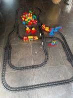 Lego Duplo Trein met brug, 4 wissels en extra rails, Kinderen en Baby's, Ophalen of Verzenden, Gebruikt