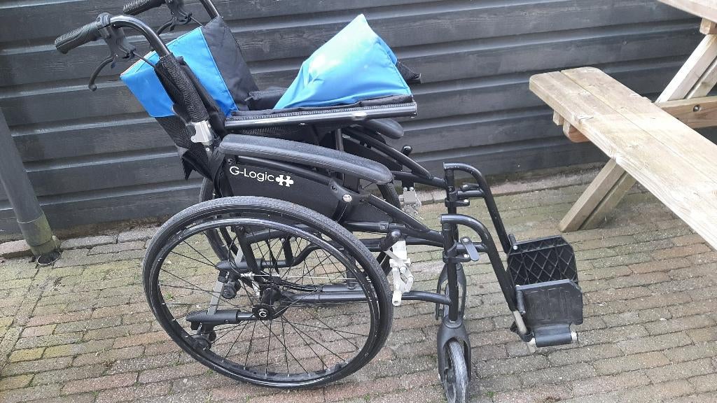 rolstoel Glogic_Excel, Ophalen, Inklapbaar, Gebruikt, Duwrolstoel