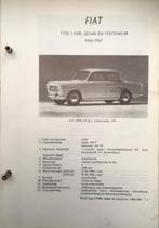 Fiat 1100 1966-67. Olyslagers autotechnisch handboek 62 blz., Ophalen of Verzenden