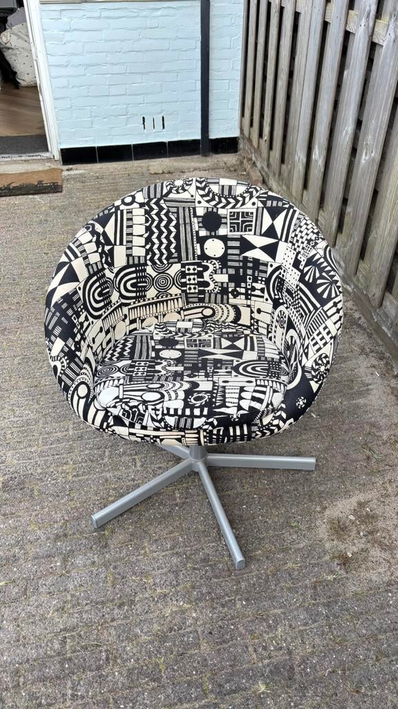 Gratis zwart wit stoel print, Huis en Inrichting, Fauteuils, Ophalen, Gebruikt