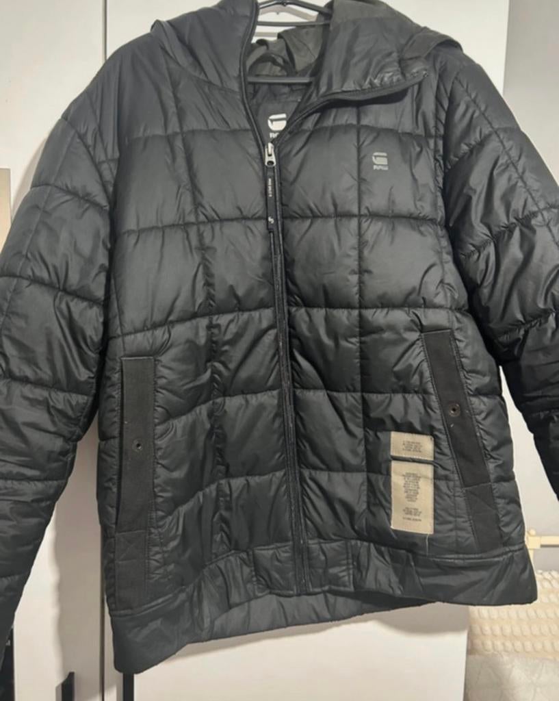 G star raw jas heren, Kleding | Heren, Verzenden, Zo goed als nieuw, Maat 48/50 (M), Zwart