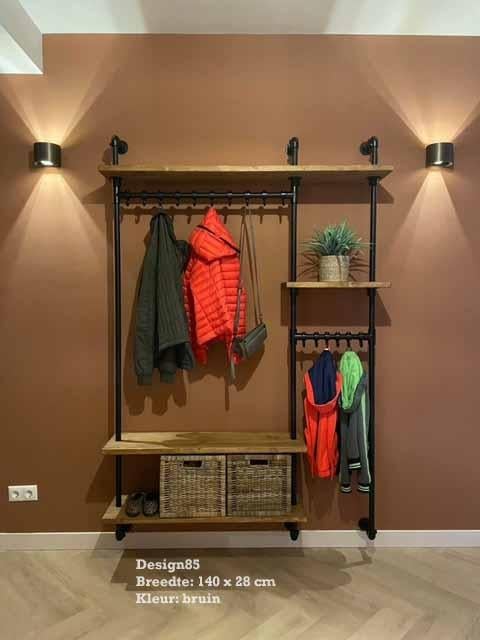 Steigerbuis kapstok I Maatwerk mogelijk, Wandkapstok, 200 cm of meer, Nieuw, Ophalen of Verzenden