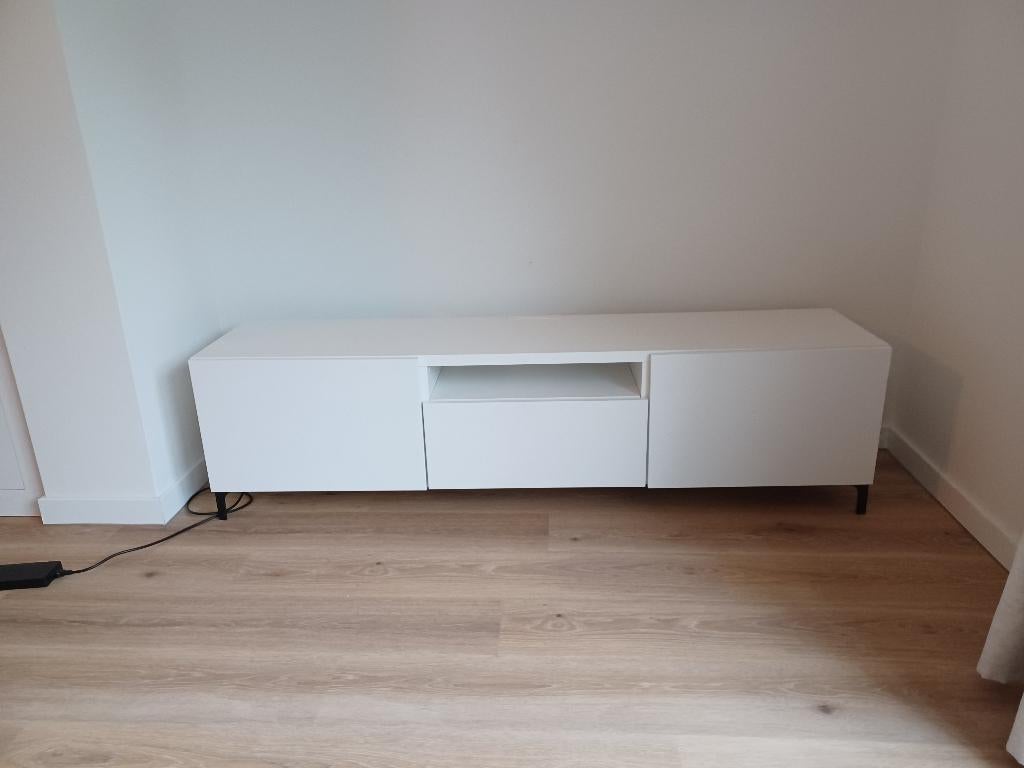 Tv-meubel IKEA Besta, Huis en Inrichting, Kasten | Televisiemeubels, Ophalen, Overige materialen, 150 tot 200 cm, Zo goed als nieuw