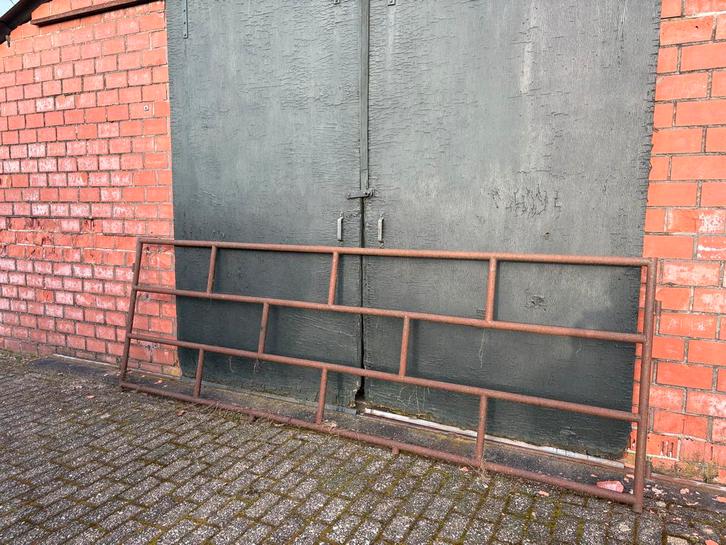 ijzeren hekwerk, hekken, Tuin en Terras, Tuinhekken en Hekwerk, Gebruikt, Overige typen, IJzer, Ophalen of Verzenden