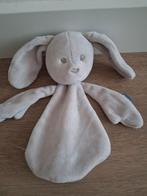 Knuffeldoekje Zeeman grijs hond konijn doekje L1121, Ophalen of Verzenden, Zo goed als nieuw, Konijn