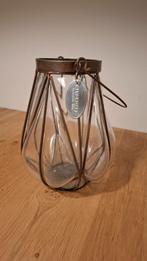 Glazen kandelaar/windlicht van Riverdale, Ophalen of Verzenden, Overige materialen, Minder dan 25 cm