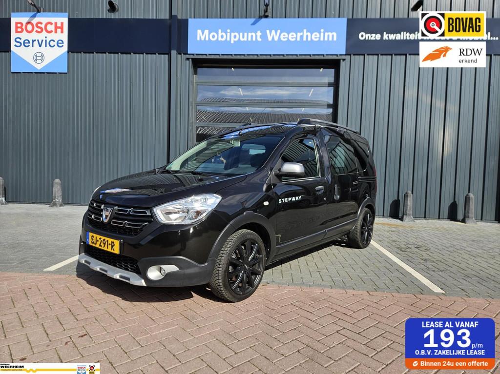Dacia Dokker combi 1.2 TCe Stepway Navi / Cam Zeer nette aut, Auto's, Dacia, Voorwielaandrijving, Gebruikt, Euro 6, 4 cilinders