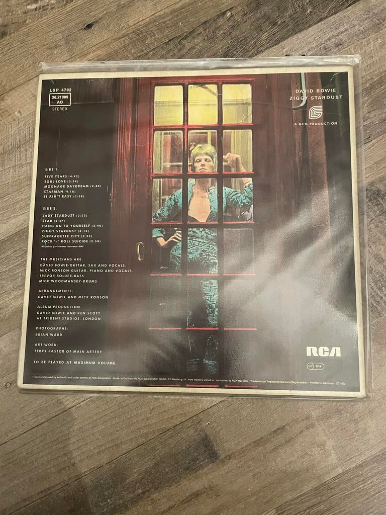 LP David Bowie - The Rise and Fall of Ziggy Stardust, Ophalen of Verzenden, 1960 tot 1980, Gebruikt, 12 inch