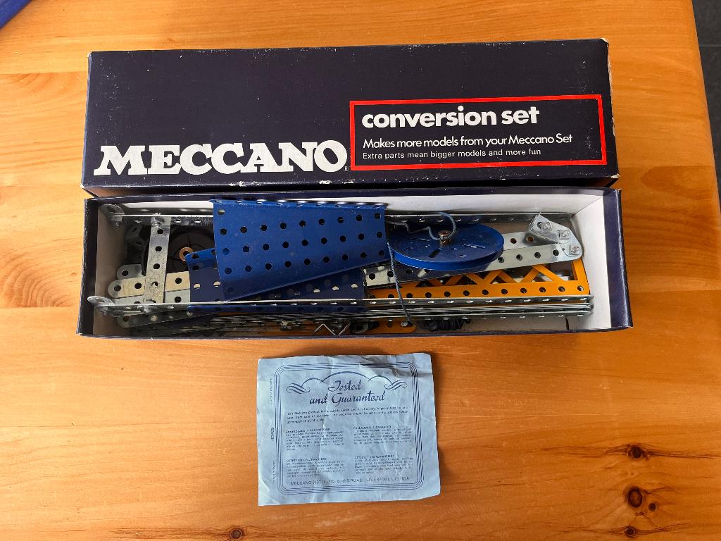 Meccano conversion set 5x, Ophalen of Verzenden, Zo goed als nieuw, Complete set
