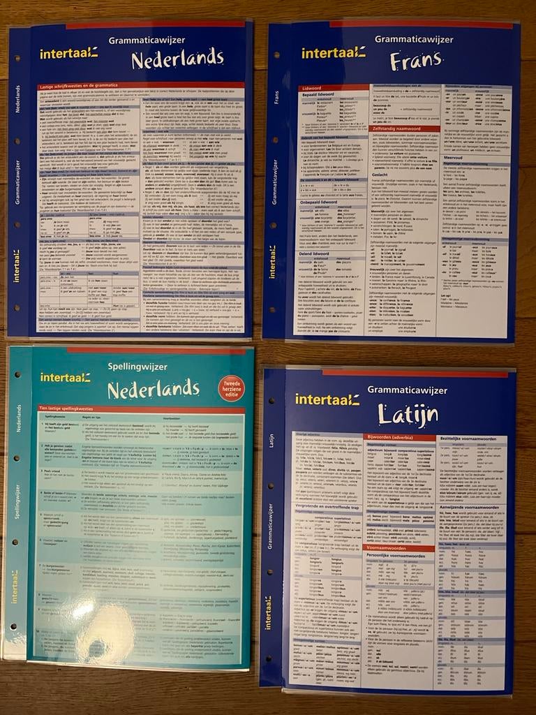 Intertaal taalwijzers Fra Duits Ned Eng Latijn, Ophalen of Verzenden, Zo goed als nieuw