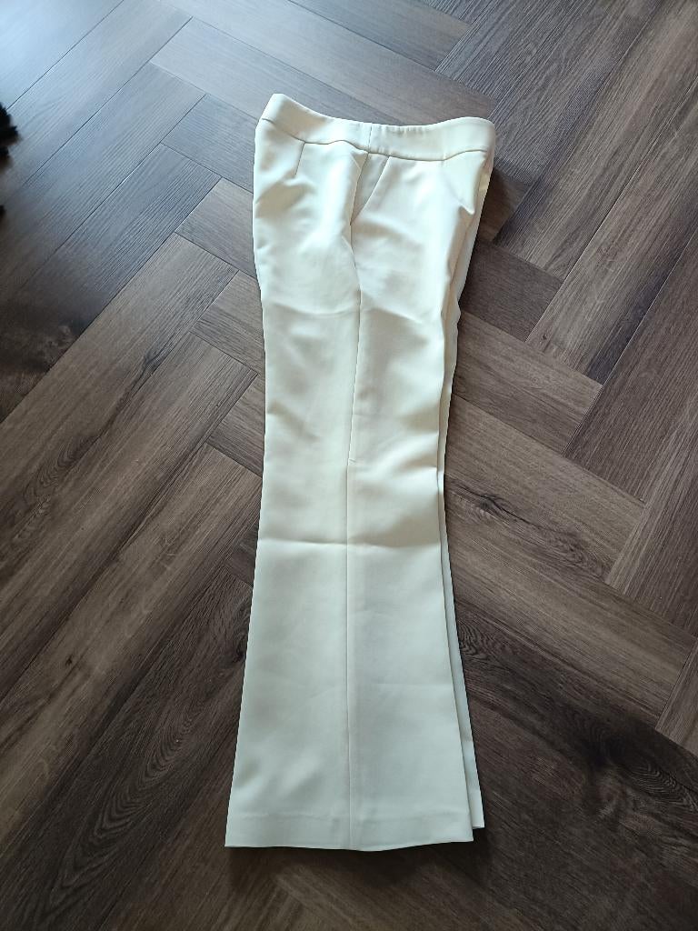 Kocca witte en gele pantalon maat 36, Geel, Ophalen of Verzenden, Zo goed als nieuw, Maat 36 (S)