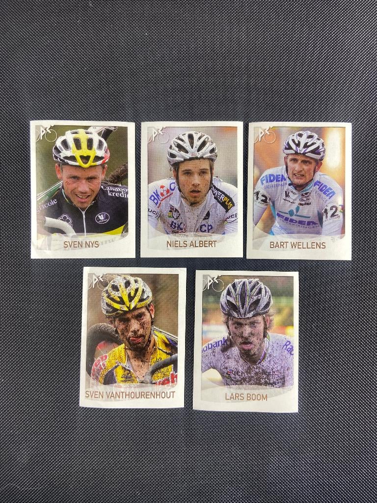 5x Panini Sprint Cyclo Cross 2009 Nys Boom Albert, Verzamelen, Verzenden, Zo goed als nieuw, Overige sporten, Poster, Plaatje of Sticker