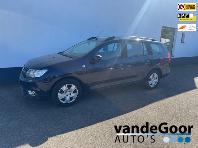 Dacia Logan MCV 1.5 dCi Laureate, '18, airco, cruise, camera, Auto's, Dacia, Voorwielaandrijving, Stof, Gebruikt, Blauw
