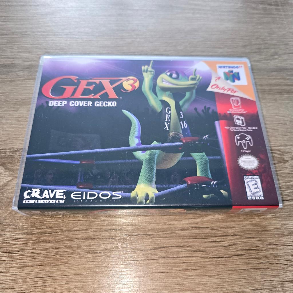 Gex 3 Deep Cover Gecko N64 Game Case, 1 speler, Verzenden, Zo goed als nieuw, Vanaf 3 jaar