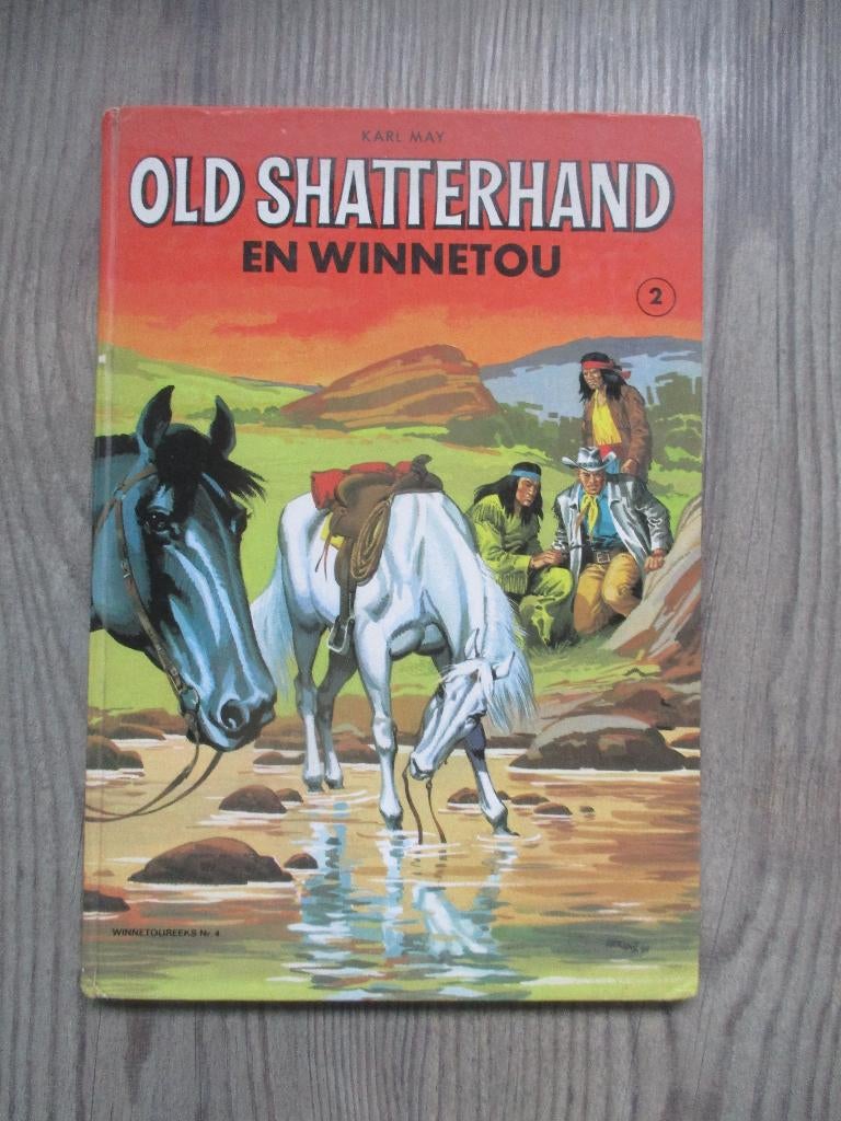 Old Shatterhand en Winnetou., Ophalen of Verzenden, Gelezen, Karl May