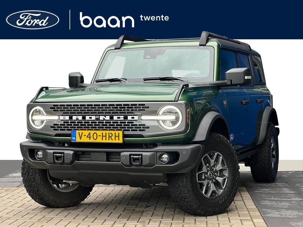 Ford Bronco 2.7 V6 335 PK BADLANDS | Grijs kenteken | Full O, Automaat, 12 maanden, Gebruikt, Zwart