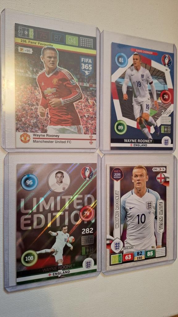 Wayne Rooney Voetbalplaatjes - FIFA 365 Collectie, Ophalen of Verzenden, Zo goed als nieuw, Buitenlandse clubs, Spelerskaart