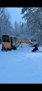 Minigraver te huur incl machinist, Ophalen