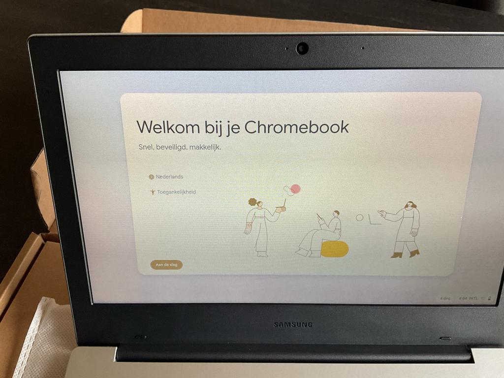 Samsung Galaxy Chromebook Intel celeron N4500, Computers en Software, Chromebooks, Ophalen, 14 inch, 4 GB of minder, Nieuw