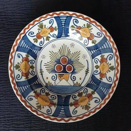 Vintage Porselein in design van Makkum Tichelaar, Ophalen of Verzenden