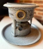 Antiek vintage Haller Emaille wolken petroleumset kookstel, Ophalen of Verzenden