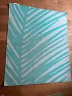 IKEA Graviös vloerkleed met palmbladprint, Ophalen, Gebruikt, 100 tot 150 cm, Wit