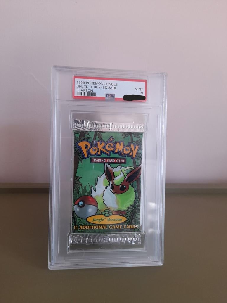 Pokemon unlimited jungle booster pack psa 9, Ophalen, Nieuw, Overige typen, Foil