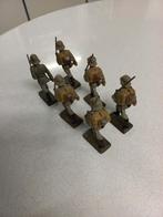 Lineol, 6 marscherende Wehrmacht soldaatjes izgs, Ophalen of Verzenden