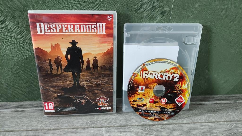 Far Cry 2 ps3 en gratis desperados 3 pc game, Spelcomputers en Games, Vanaf 18 jaar, Shooter, 1 speler, Ophalen of Verzenden