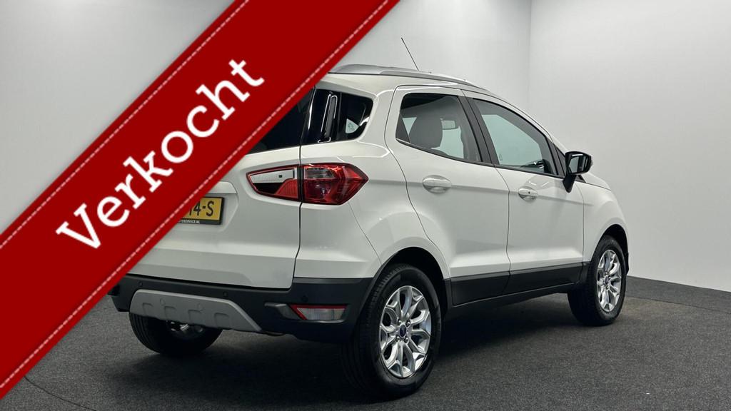 Ford EcoSport 1.0 EcoBoost Titanium ECC LM CRUISE., Auto's, Ford, Voorwielaandrijving, Gebruikt, Ecosport, Wit