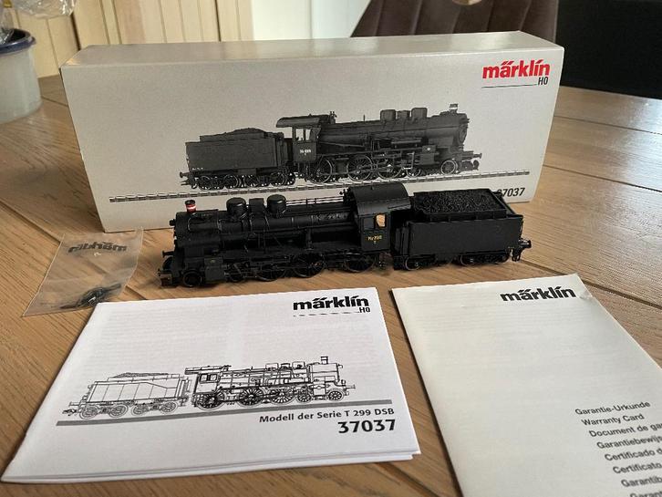 Marklin 37037, stoomloc van de serie T 299 DSB, Hobby en Vrije tijd, Modeltreinen | H0, Nieuw, Locomotief, Wisselstroom, Märklin