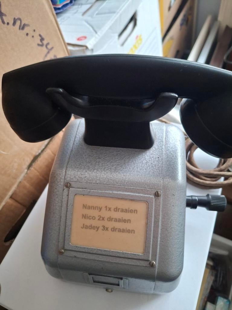 Vintage Intercom Telefoon - Uniek Stuk, Ophalen of Verzenden, Gebruikt, 1 handset