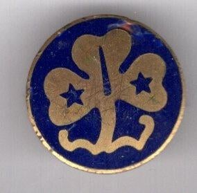 Scouting blauw email op koper broche ( U_151 ), Verzenden, Nieuw, Merk, Speldje of Pin