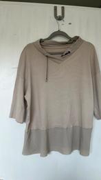 Marccain beige top shirt N5, Kleding | Dames, Verzenden, Zo goed als nieuw, Beige, Korte mouw