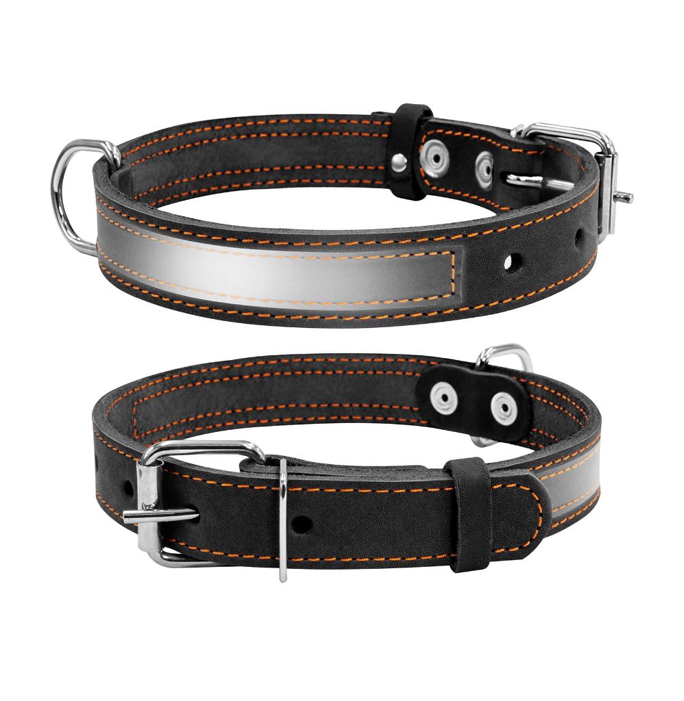 WAUDOG CoLLar Halsband Reflecterend Zwart 48-63 cm KOOPJE!!!, Ophalen of Verzenden, Handgemaakt, Nieuw