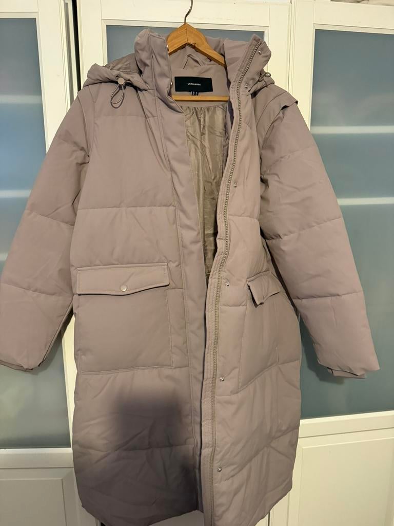 vero moda winterjas xl, Kleding | Dames, Jassen | Winter, Ophalen of Verzenden, Zo goed als nieuw, Maat 46/48 (XL) of groter, Zwart