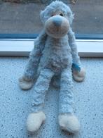 Licht blauwe velours aap merk Funnies meet ca 34 cm, Ophalen of Verzenden, Zo goed als nieuw, Overige typen