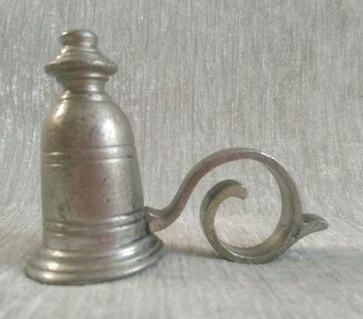 Kaarsendover van tin 7 cm hoog, Ophalen of Verzenden