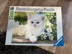 Legpuzzel Ravensburger Kitten, Ophalen of Verzenden, 500 t/m 1500 stukjes, Zo goed als nieuw, Legpuzzel