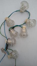 Vintage Lampen Slinger met 7 Lampen, Ophalen, Gebruikt, Vintage, Glas