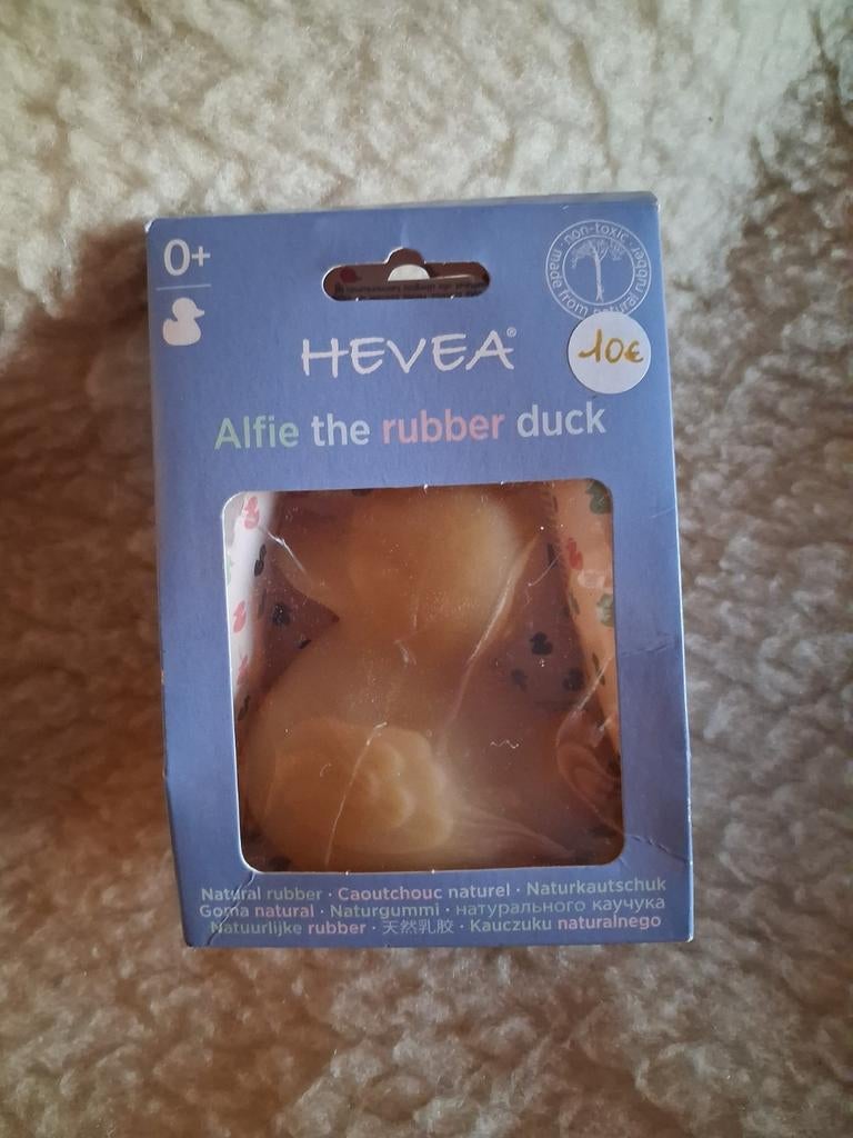 Rammelaar bijtring badeendje natuurrubber, Ophalen of Verzenden, Nieuw