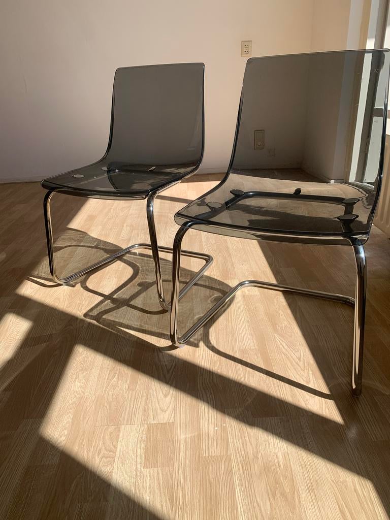 4️⃣ Tobias stoelen van Ikea!, Kunststof, Gebruikt, Twee, Ophalen of Verzenden