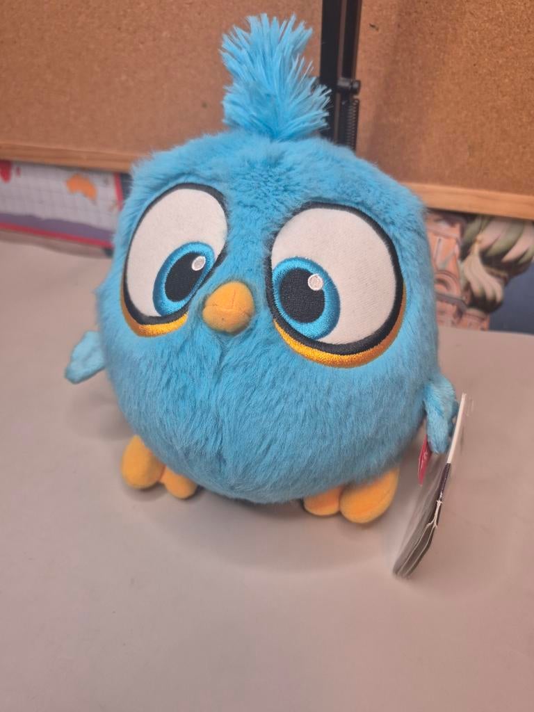 Angry birds knuffel Blue bird, Overige merken, Overige typen, Blauw, Ophalen of Verzenden