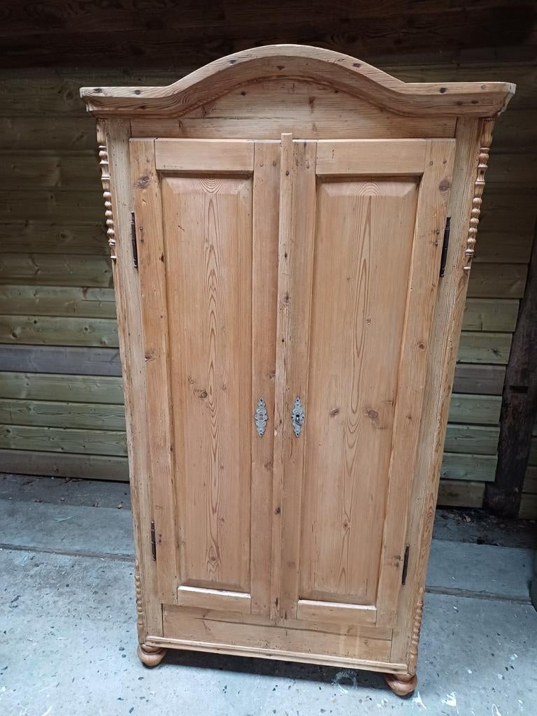 Antiek Brocante grenen Biedermeier meidenkast., Antiek en Kunst, Ophalen