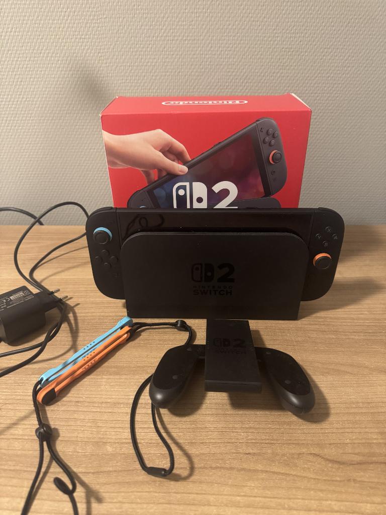 Nintendo Switch 2 (compleet), Met games, Met 2 controllers, Ophalen of Verzenden, Zo goed als nieuw