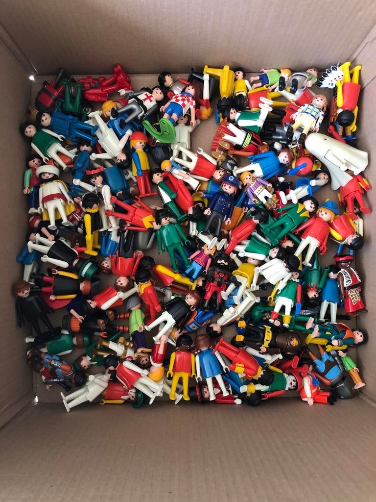 Grote verzameling Playmobil poppetjes en accessoires, Ophalen of Verzenden, Gebruikt, Jongen of Meisje