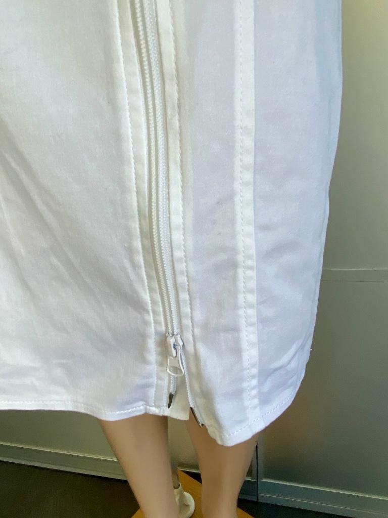 J388 Giorgia Grati maat 42=L designer rok rokje wit vintage, Kleding | Dames, Rokken, Giorgio Grati, Wit, Maat 42/44 (L), Ophalen of Verzenden