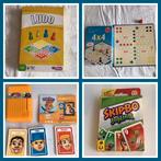 4.stuk: kinderspel skipbo Junior, Ludo, 4 x 4 spel Wie is he, Ophalen of Verzenden, Gebruikt, Jumbo, Reisspel