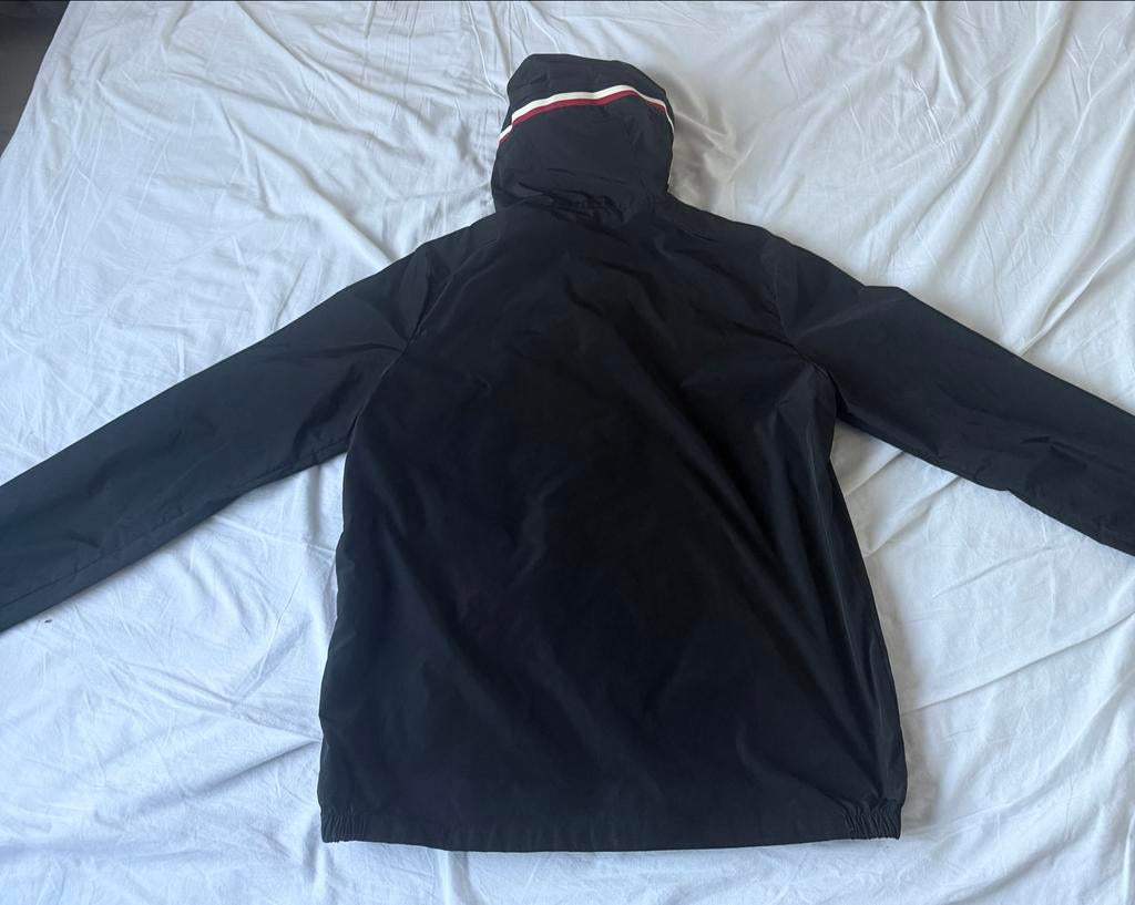Moncler Zwarte Jas met Capuchon - SIZE 2, Kleding | Heren, Jassen | Zomer, Zo goed als nieuw, Maat 48/50 (M), Zwart, Ophalen of Verzenden